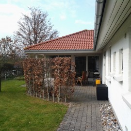 Tilbygning og ny terrasse